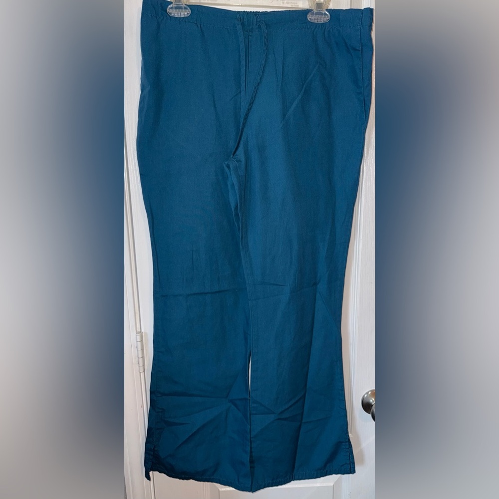 Cherokee Caribbean Blue Scrub Pants Medical Uniform Size S